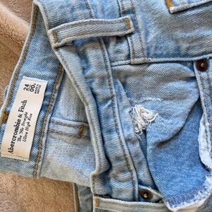 Abercrombie & Fitch Light Blue Boyfriend Jeans